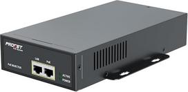 PROCET „PoE Injector PoE++“ su iki 75 W galios „Gigabit Power Over Ethernet“, plačiu temperatūrų diapazonu nuo -40 °C iki 65 °C, skirtas PTZ/CCTV kameroms, „UniFi“/„Cisco“ prieigos taškams, bazinėms stotims ir išmaniosioms gamykloms