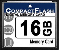 Profesionali 16GB „Compact Flash“ atminties kortelė (balta ir mėlyna)