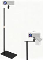 Projektoriaus laikiklis su reguliuojamu aukščiu (30–130 cm), projektoriaus stovas su 360° pasukama galvute ir kvadratine plienine pagrindo plokštele, skirtas projektoriams iki 5 kg, trikojis projektoriaus stovas, skirtas namų kinui, konferencijoms ir moky