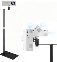 Projektoriaus stovas, reguliuojamo aukščio (30–130 cm) projektoriaus stovas su 360° pasukimo kampu, didžiausia apkrova iki 5 kg, tvirtas anglies plieno stovas, skirtas namų kinui, pristatymams, biurui ir naudojimui lauke