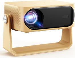 Projektorius, 25 000 liumenų "iSinbox 4K" lauko projektorius su "WiFi" ir "Bluetooth", "Full HD 1080P", automatinis fokusavimas, 50-100 % priartinimas, 300 colių LCD namų kino vaizdo kamera, 6P trapecinio iškraipymo korekcija