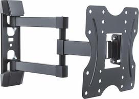 PureMounts FM12-200 Wandhalterung für TV Geräte mit 58-107cm (23-42"), VESA: 200x200, neigbar: 3°/-10°, schwenkbar: +/-90°, Wandabstand: 56-415mm, Traglast max: 30 kg, schwarz