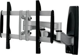PureMounts PLATINUM-65 Wandhalterung für TV Geräte mit 81-165cm (32-65"), VESA: VESA: 600x400, neigbar: (+/-15°), schwenkbar: +/-60°, Wandabstand: 105-550mm, Traglast max: 50 kg, schwarz