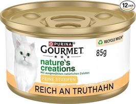 PURINA GOURMET Nature's Creation drėgnas kačių ėdalas su natūraliu drebučiu, tunas