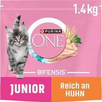 PURINA ONE BIFENSIS Junior 1–12, su daug vištienos, 6 x 1,4 kg | Sausas kačiukų maistas