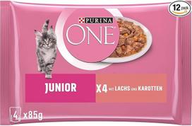 PURINA ONE Junior lašiša ir morkos