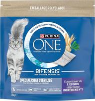 PURINA ONE Specialiai sterilizuotas kačių maistas Black Space 1,5kg