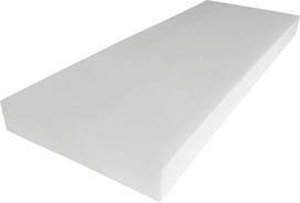Putų užklotas sofoms, 45D baltos spalvos putos, didelio tankio baltos spalvos, sėdynės pagalvėlės, čiužinio vidus, atsarginė apmušalų dalis (180x40x3 cm)