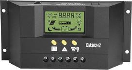 PWM saulės energijos įkrovimo reguliatorius, 30 A, 12 V, 24 V, automobilinis LCD ekranas, du USB jungimai, saulės modulio įkrovimo reguliatorius, 3 pakopų apsauga nuo perkrovos, juodas PVC