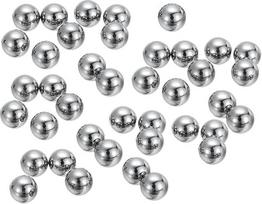 QUARKZMAN 40 vnt. volframo plieno rutuliniai guoliai, 0,5 mm, karbido G10, preciziniai rutuliai, skirti pramoniniams guoliams, mašinų gamybai, automobilių pramonei ir savarankiškiems darbams (veidrodinis blizgesys)