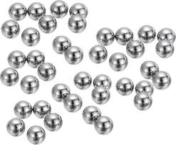 QUARKZMAN 40 vnt. volframo plieno rutulinių guolių rutulių, 1,588 mm (1/16") skersmens, G10 kietmetalo preciziniai rutuliai, skirti pramoniniams guoliams, mašinų gamybai, automobilių pramonei ir savarankiškiems remontams (veidrodinis blizgesys)
