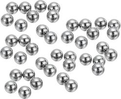 QUARKZMAN 40 vnt. volframo plieno rutuliniai guoliai, 1,2 mm, kietmetalo G10 tikslūs rutuliai, skirti pramoniniams, mašinų gamybos, automobilių ir „pasidaryk pats“ (DIY) tikslams (veidrodinis blizgesys)
