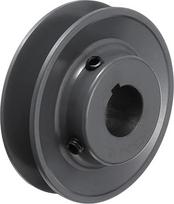 QUARKZMAN BK32-7/8 V-formos diržo skriemulys, 7/8" skylė, vienguba griovė, audinio skriemulys | Ketus, 3,35" išorinis skersmuo, tiksliai pritaikytas skriemulys, diržo profilis, skirtas 3L arba B tipo diržams