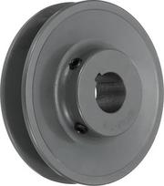 QUARKZMAN BK45-7/8 V-formos diržo skriemulys, 7/8" skylė, vientisas ketaus skriemulys | Tiksliai išgręžtas diržo skriemulys, 4,25" išorinis skersmuo, vienguba griovelis, diržo profilis, skirtas 3L arba B tipo diržams