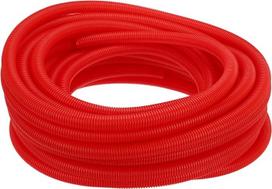QUARKZMAN Dviejų dalių kabelio kanalo vamzdis, 1" (23 mm) vidinis skersmuo, 100 pėdų (30 m), kabelio kanalo vamzdis, atsparus karščiui– atsparus karščiui ir šalčiui nuo –40 °F iki 257 °F; lankstus plastikinis kabelių kanalas, skirtas laidams apsaugoti, ra