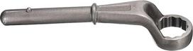 QUARKZMAN kampinis vamzdžių raktas, 1-7/16" CR-V 12-kampis kampinis viengubas Torx raktas, aukšto kaklo vamzdžių raktas, pilkos spalvos | Kampinis viengubas Torx raktas, aukšto kaklo vamzdžių raktas, 12-kampis