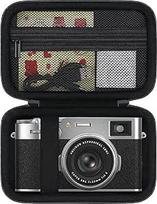 RAIALL Fujifilm X100VI/ X100V skaitmeninio fotoaparato dėklas Kietas dėklas, skirtas filmavimo kamerai, juodas, kišeninis organizatorius