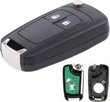 Raktas Nuotolinio valdymo pultelis Sulankstomas raktas 2 mygtukai Automobilio rakto perdavimo blokas ID46 433 MHz su elektronine kortele Rakto dėklas Frezavimas Astra J GTC Insignia A Sports Tourer Zafira C Mokka X
