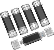 RAOYI USB-C atmintinė, 32GB, 5 vnt. rinkinys, 32GB, USB 3.0, du USB prievadai
