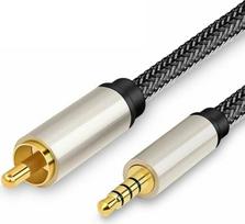 RCA kabelis, 2 optiniai kabeliai, 2 m ilgio optinis skaitmeninis garso kabelis (SPDIF) su RCA jungtimi ir 3,5 mm lizdu, su 24 karatų auksu padengta jungtimi, stereo garso kabelis (koaksialinis kabelis, skirtas HDTV, namų kinui, „Blu-ray“ grotuvams ir imtu