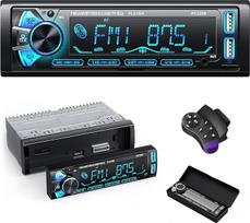 RDS automobilinis radijo imtuvas "Bluetooth 5.0", Wistrue FM/AM 1 DIN automobilinis radijo imtuvas "Bluetooth", suderinamas su "iOS" / "Android