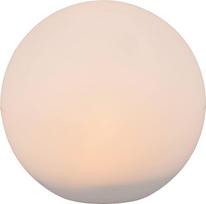 Reality Leuchten Melo R55326901 Saulės šviesos diodų lauko šviestuvas plastikinis baltas, 0,5 W LED su spalvų keitimo nuotolinio valdymo pulteliu
