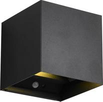Reality Leuchten Talent R27759132 LED akumuliatorinis sieninis šviestuvas Metalinis juodas matinis magnetinis sieninis laikiklis Komplekte yra 2x 0,5 vatų 0,5 vatų "Twilight" jutiklis Judesio jutiklis Apšvietimas aukštyn ir žemyn USB-C įkrovimo lizdas