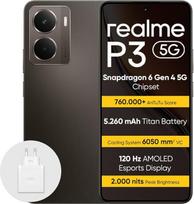 realme P3 5G išmanusis telefonas 8+256GB su NFC, pilkas