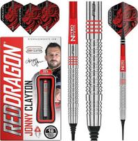 RED DRAGON Jonny Clayton Original 2.0 Premium volframo strėlyčių rinkinys su skrituliukais ir koteliais