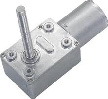 Reduktoriaus variklis, sraigtinis reduktoriaus variklis, nuolatinės srovės, M6 sriegis, ilgas velenas, 6 V, 12 V, 24 V, 150 aps/min, didelis sukimo momentas, variklis su savaiminio blokavimo funkcija, reguliuojamas greitis, JGY370 (6 V, 18 aps/min)