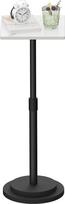 Reguliuojamo aukščio šoninis staliukas, aukštis 45–78 cm, baltas