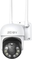 REIGY 1296P Lauko stebėjimo kamera WiFi 360 360 3MP PTZ IP kamera lauke, "Domo" vaizdo stebėjimo kamera su IP66 atsparumu vandeniui ir naktinio matymo funkcija, judesio sekimo funkcija, suderinama su 2 krypčių garso įrašymo įrenginiu NVR