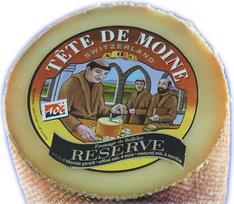 RESERVE Tete de Moine AOP "Original Swiss Monk's Head" sūrio pusgaminis Apie 400 g