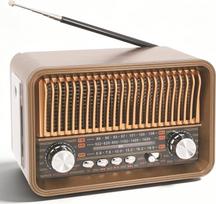 Retro radijas su „Bluetooth“, AM/FM/SW, nešiojamas nostalgijos stiliaus lagamininis radijas, senovinio stiliaus radijas su USB/TF/AUX ir MP3 atkūrimo funkcijomis, įkraunamas, skirtas vyresnio amžiaus žmonėms, virtuvėje, biure, namuose, lauke