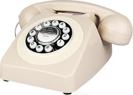 Retro telefonas, "TelPal" laidinis telefonas, senoviniai telefonai, senovinis antikvarinis stalinis telefonas, klasikiniai 1980-ųjų fiksuotojo ryšio telefonai namams ir biurui, naujoviškas viešbučio telefonas su