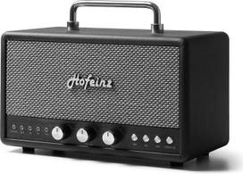 Retro „Bluetooth“ garsiakalbis, TWS, žemų ir aukštų dažnių reguliatorius, AUX, USB, FM, QC3.0