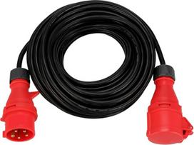 REV Ritter 0063201 CEE H05VV-F5G prailginimo laidas, 1,5 mm², 20 m, juodas