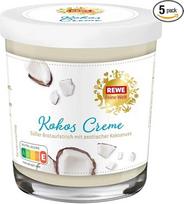 REWE „Feine Welt“ kokosų kremas, 5 vnt. po 200 g