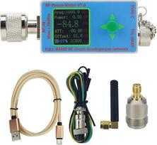 RF galios matuoklis, 100 kHz–10 GHz, N tipo jungtis, -60 iki +30 dBm, USB-C, skaitmeninis slopintuvas 0–31,75 dB, TFT ekranas, nešiojamas, skirtas RF matavimams