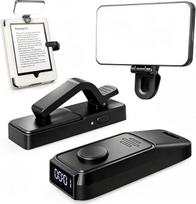 RF nuotolinio valdymo pultas, skirtas puslapių pervertimui, su skaitymo lempute ir laikmačio ekranu, skirtas skaitymui „Kindle“, „Paperwhite“, „Kobo“, „Surface“, „iPhone“ ir „Android“ planšetiniuose kompiuteriuose, komiksų ir romanų skaitymui, taip pat fo