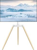 RFIVER Trikojis TV stovas Trikojis TV stovas TV grindų stovas su stoveliu Reguliuojamo aukščio pasukamas 32-65 colių televizoriui Max Vesa 400 x 400 mm 35 kg