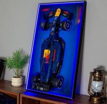 RGB LED ekrano plokštė, suderinama su „Lego Technic F1 RB-20“