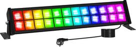 RGB LED prožektorius, 72 W, „T-SUNUS“ LED prožektorius lauke su „Wi-Fi“ ir valdymu per „Bluetooth“ programėlę, LED sienų apšvietimas, IP66 atsparus vandeniui šventinis apšvietimas diskotekų scenoms, šventėms, Kalėdoms ir Helovinui