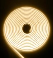 RGB neoninė LED juosta, 220 V, 288 LED/m, atspari vandeniui (IP65), COB technologija, lanksti, atspari vandeniui, pjaustoma, su silikonine danga, skirta vidaus ir lauko patalpų dekoravimui savo jėgomis, natūraliai balta, 5 m