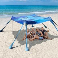 Rhino Valley Beach Shelter, paplūdimio palapinė apsauga nuo saulės UV 50+, apsauga nuo vėjo paplūdimio palapinė, nešiojama markizė paplūdimiui, skirta stovyklavimui, žvejybai, piknikui sodo paplūdimyje