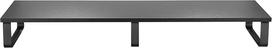 RICOO FS0112 Monitoriaus stovas 2 monitorių ekrano laikiklis Monitoriaus stovas Stovas stalui 100 x 26 x 12 cm Nešiojamojo kompiuterio stovas juodas