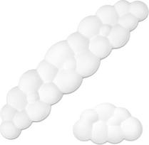 Riešo atramų rinkinys klaviatūrai ir pelei, „Keyboard Cloud“ ergonomiška riešo atrama iš atminties putų su neslystančiu pagrindu, riešo atrama-pelės kilimėlis, skirtas kompiuteriui, nešiojamajam kompiuteriui, namams ir biurui