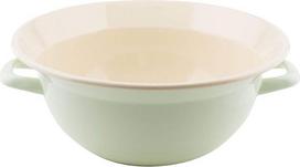 Riess 0298-006 „Classic“ – buitiniai reikmenys. Spalvota/pastelinė dubenėlė su 2 rankenėlėmis, skersmuo – 36 cm, Nilo žalia