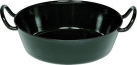 Riess, 0383-022 Schnitzel keptuvė Skersmuo 30 cm Juodas emalis T. (vnt.): 35,5 x 30,3 x 10,5 cm, 1,282 kg, tinka indukcinėms viryklėms, tinka dujinėms kaitlentėms, saugi orkaitėje