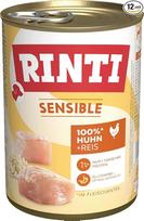 RINTI Sensitive vištiena + ryžiai 12 x 400 g